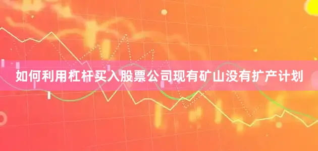 如何利用杠杆买入股票公司现有矿山没有扩产计划